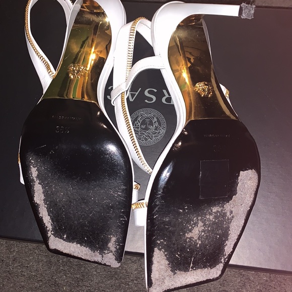 SALE❗️Versace: Safety Pin Heels - Picture 5 of 5